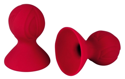 Красные помпы для сосков Nipple Teaser - фото, цены