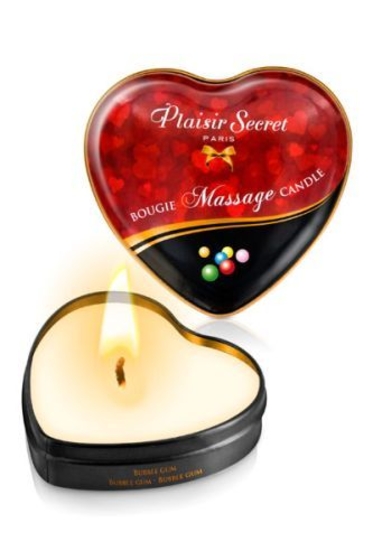 Массажная свеча с ароматом бубль-гума Bougie Massage Candle - 35 мл. - фото, цены