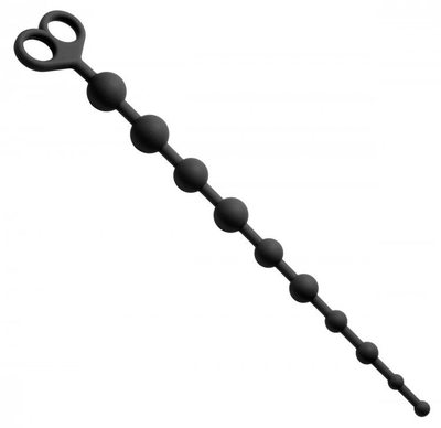 Анальные бусы Captivate Me 10 Bead Silicone Anal Beads - 34 см. - фото, цены
