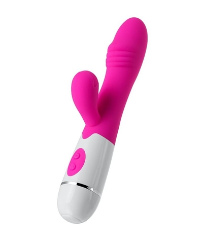 Розовый вибратор A-Toys Nixy - 23 см. - фото, цены