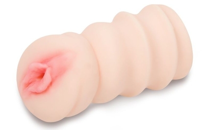 Телесный реалистичный рельефный мастурбатор-вагина - фото, цены