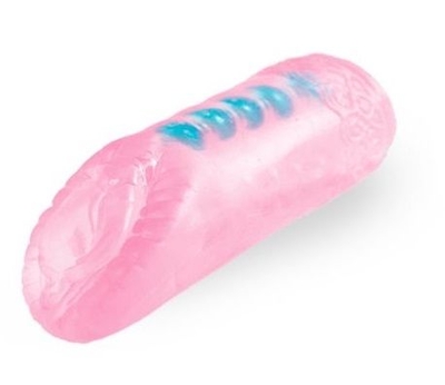Розовый мастурбатор Sexy Pussy with Beads Tube - фото, цены