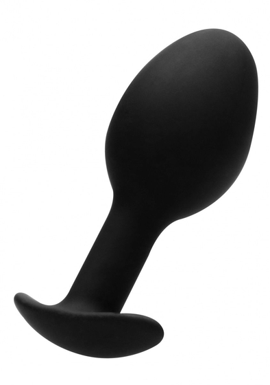 Черная анальная пробка N 89 Self Penetrating Butt Plug - 8,3 см. - фото, цены