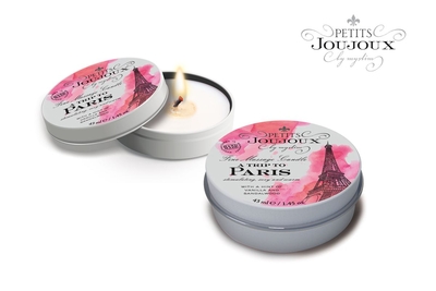 Массажная свеча Petits Joujoux Paris с ароматом ванили и сандала - 33 гр. - фото, цены