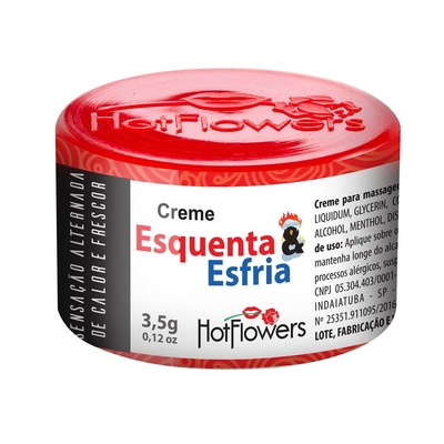 Возбуждающий крем Esquenta Esfria с охлаждающе-разогревающим эффектом - 3,5 гр. - фото, цены