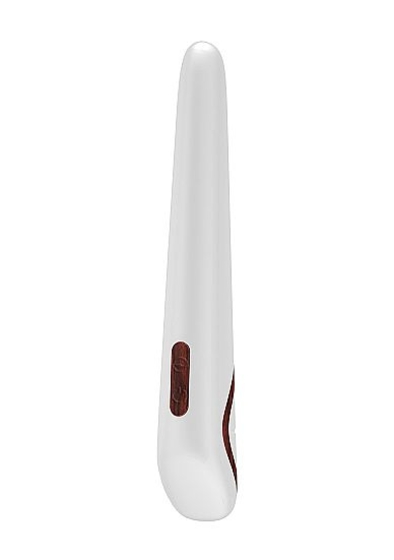 Белый вибратор Chi - 19,5 см. - фото, цены