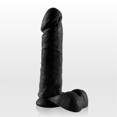 Чёрный фаллоимитатор на присоске Sitabella - 18,9 см. - фото, цены