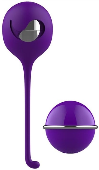Фиолетовое виброяйцо с пультом управления Remote Cherry - фото, цены
