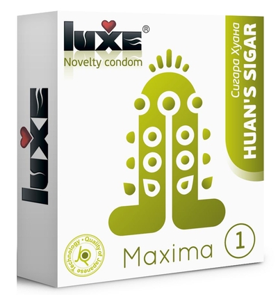Презерватив Luxe Maxima White Сигара Хуана - 1 шт. - фото, цены