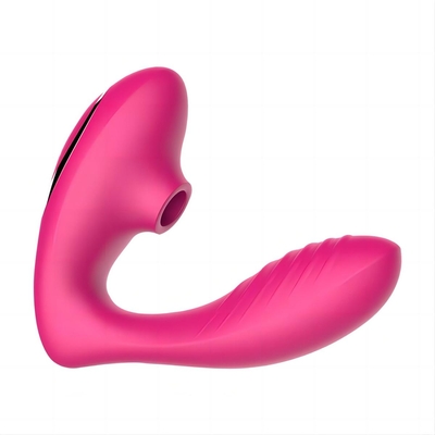 Розовый вибромассажер Clitoral Sucking Vibrator Og для стимуляции клитора и точки G - фото, цены