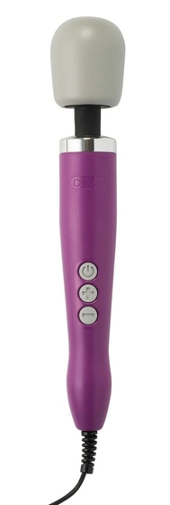 Фиолетовый жезловый вибратор Doxy Original Massager - фото, цены