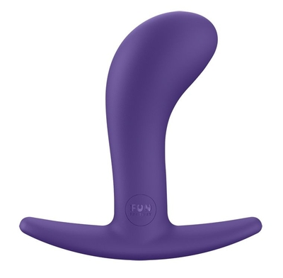 Фиолетовый анальный стимулятор Bootie M - 9,3 см. - фото, цены