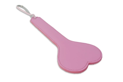 Розовая шлёпалка в форме сердечка - 29 см. - фото, цены