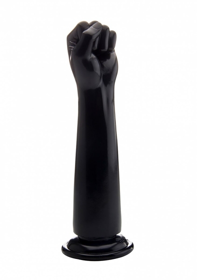 Чёрный кулак для фистинга Fisting Power Fist - 32,5 см. - фото, цены