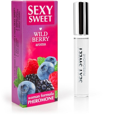 Парфюмированное средство для тела с феромонами Sexy Sweet с ароматом лесных ягод - 10 мл. - фото, цены