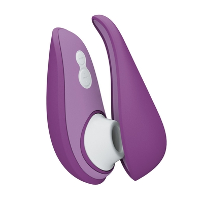 Фиолетовый бесконтактный клиторальный стимулятор Womanizer Liberty 2 - фото, цены