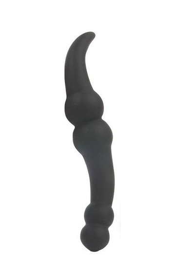 Чёрный стимулятор простаты Sex Expert - 20 см. - фото, цены