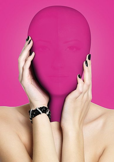 Закрытая розовая маска на лицо Subjugation - фото, цены