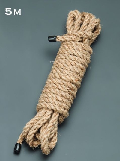 Пеньковая верёвка для бондажа - 5 м. - фото, цены