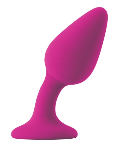 Розовая гибкая анальная пробка Inya Queen - 11,9 см. - фото, цены