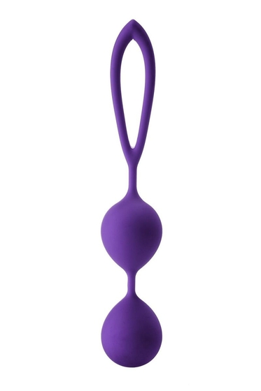 Фиолетовые вагинальные шарики Flirts Kegel Balls - фото, цены