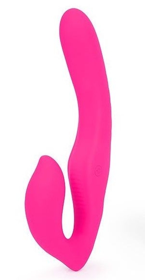 Ярко-розовый безремневой страпон Nami - фото, цены