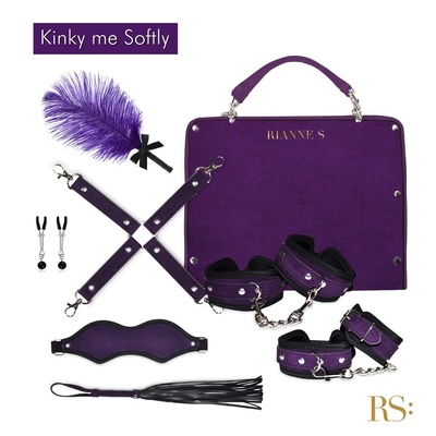 БДСМ-набор в фиолетовом цвете Kinky Me Softly - фото, цены