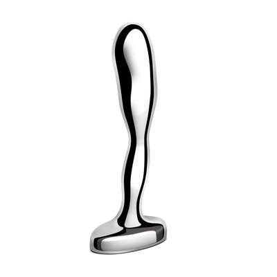 Стальной стимулятор простаты Stainless Steel Prostate Plug - 11,5 см. - фото, цены