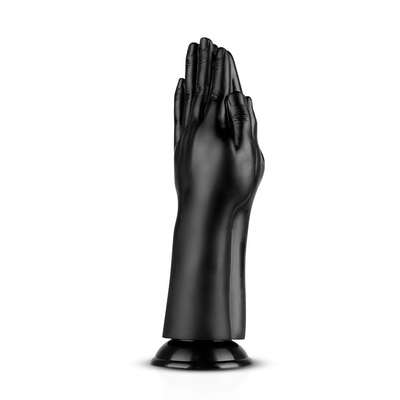Черный стимулятор Double Trouble Fisting Dildo - 30,7 см. - фото, цены