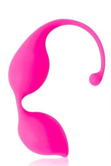 Миндалевидные вагинальные шарики розового цвета с хвостиком - фото, цены