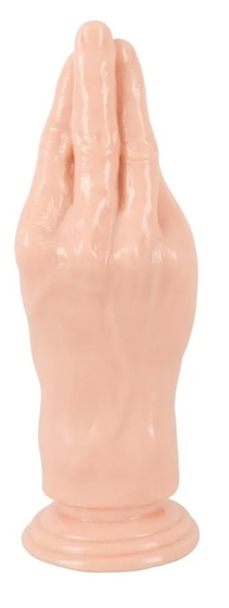 Телесный массажер-рука для фистинга Hand Dildo - 21 см. - фото, цены