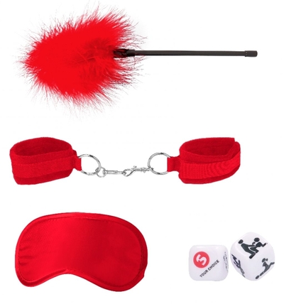Красный игровой набор Introductory Bondage Kit №2 - фото, цены