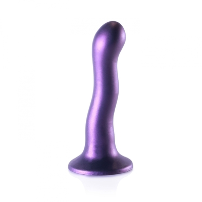 Фиолетовый фаллоимитатор Ultra Soft - 18 см. - фото, цены