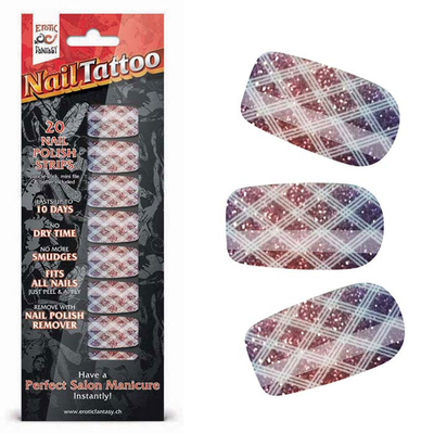 Набор лаковых полосок для ногтей Блестящий градиент Nail Foil - фото, цены