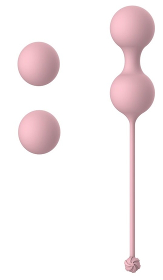 Набор розовых вагинальных шариков Love Story Diva - фото, цены