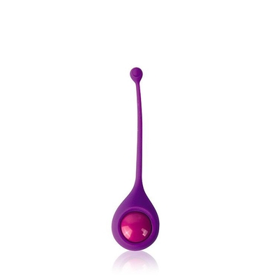 Фиолетовый вагинальный шарик со смещенным центром тяжести Cosmo - фото, цены
