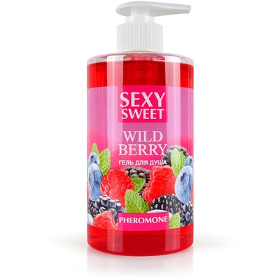 Гель для душа Sexy Sweet Wild Berry с ароматом лесных ягод и феромонами - 430 мл. - фото, цены