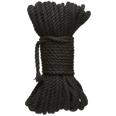 Черная верёвка для связывания и фиксации Bind Tie - 15,24 м. - фото, цены