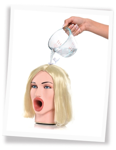 Мастурбатор-голова Hot Water Face Fucker! Blonde - фото, цены