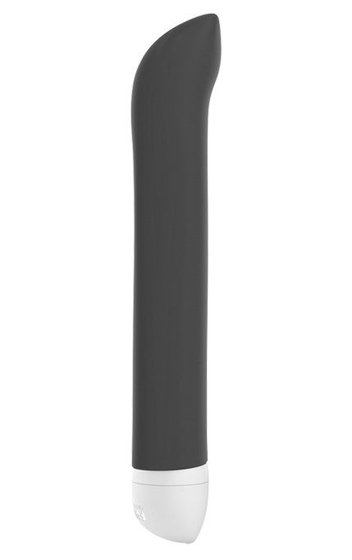 Чёрный мини-вибратор Joupie - 18,2 см. - фото, цены