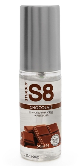 Смазка на водной основе S8 Flavored Lube со вкусом шоколада - 50 мл. - фото, цены