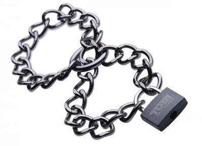 Металлические цепи-оковы с замком Locking Chain Cuffs - фото, цены