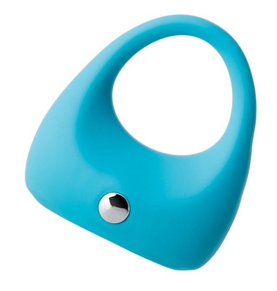 Голубое эрекционное виброкольцо Toyfa A-Toys из силикона - фото, цены