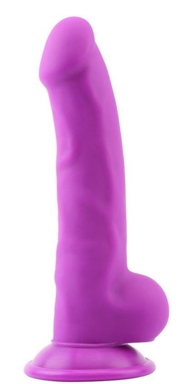 Фиолетовый фаллоимитатор Norman.P - 21,5 см. - фото, цены