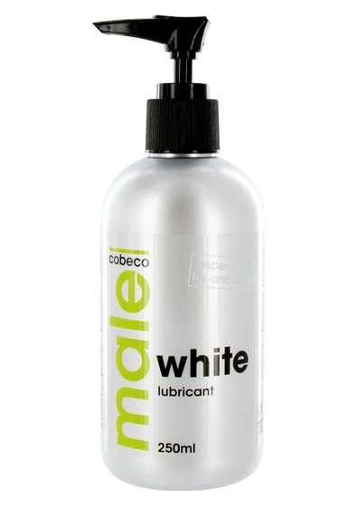 Анальная смазка на водной основе Male Cobeco White Lubricant - 250 мл. - фото, цены