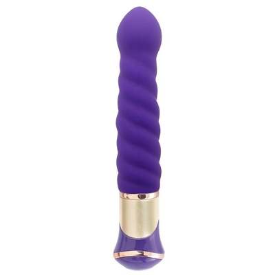 Фиолетовый вибратор-ротатор Ecstasy Deluxe Charismatic Vibe - 21 см. - фото, цены