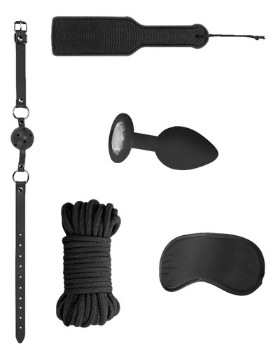 Черный игровой набор Introductory Bondage Kit №5 - фото, цены