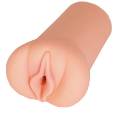 Мягкий мастурбатор в форме вагины с гладкой наружной поверхностью - фото, цены