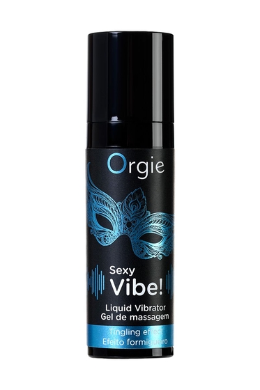 Гель для массажа Orgie Sexy Vibe Liquid Vibrator с эффектом вибрации - 15 мл. - фото, цены