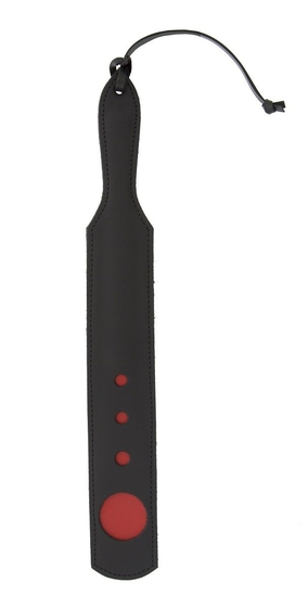 Чёрный пэддл с красным геометрическим узором O-Impression Paddle - 40 см. - фото, цены